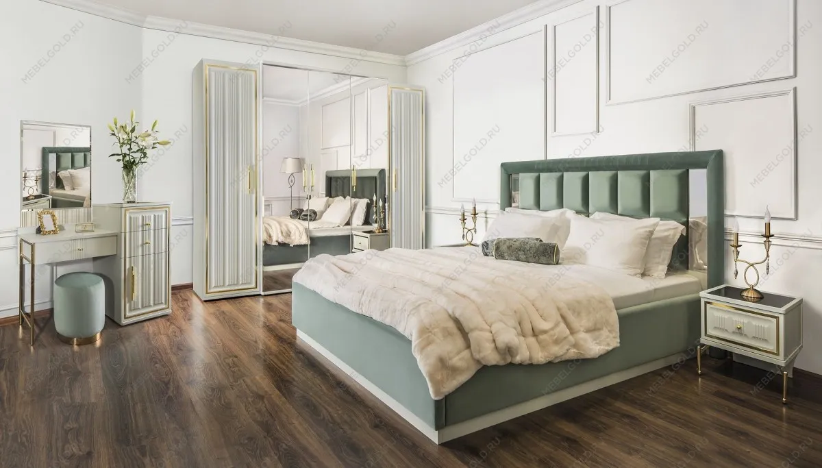 Шкаф Замира 5-дверный оливковый | изображение 6