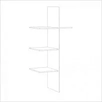 Полки со штангой Мишель для 2