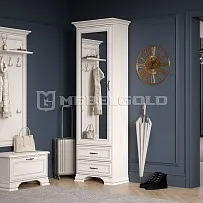 Шкаф 1-створчатый Тиффани 1Z2S вудлайн кремовый