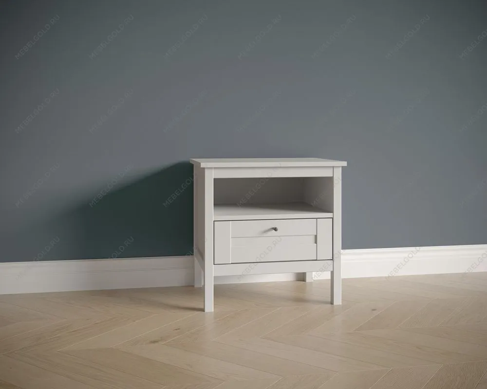 Тумба прикроватная, Фрея (540*399*530) Белый, 12509 | изображение 1