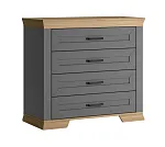 Комод Марсель KOM4S дымчатый алмаз | изображение 3