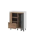 Шкаф комбинированный Модена Дуб Элисон МН-048-24 | изображение 1