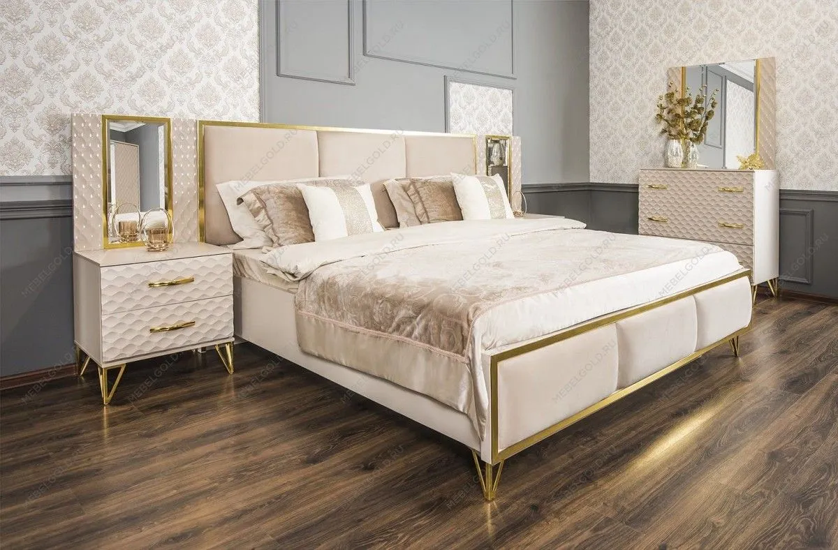 Зеркало Лара ППУ бежевый глянец | изображение 4