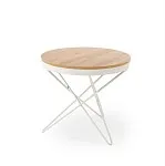 Стол журнальный Halmar LEILA (натуральный/белый) | изображение 1