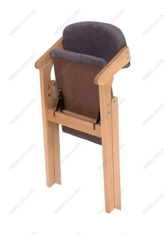 Стул складной Томас (бук/ткань Айсберг грей) | изображение 1