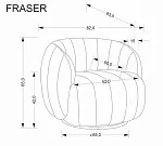 Кресло Halmar FRASER (кремовый) | изображение 11