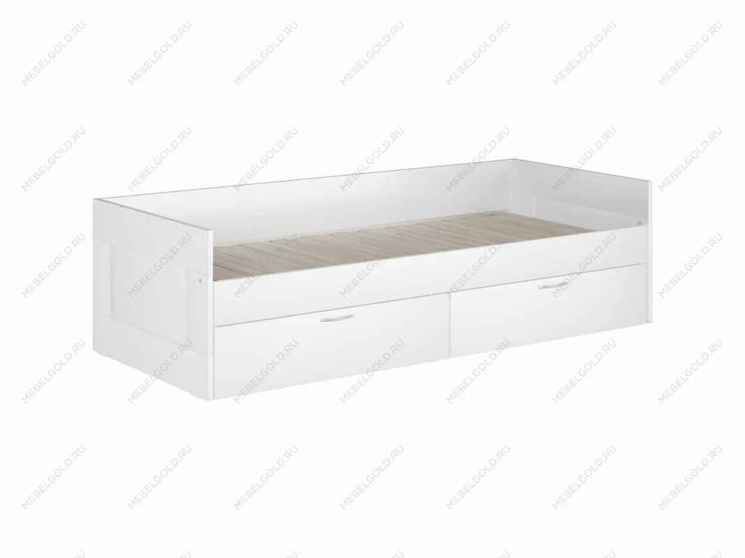 БРИМНЭС / СИРИУС кровать раздвижная ИКЕА / IKEA 80х200 белая | изображение 1