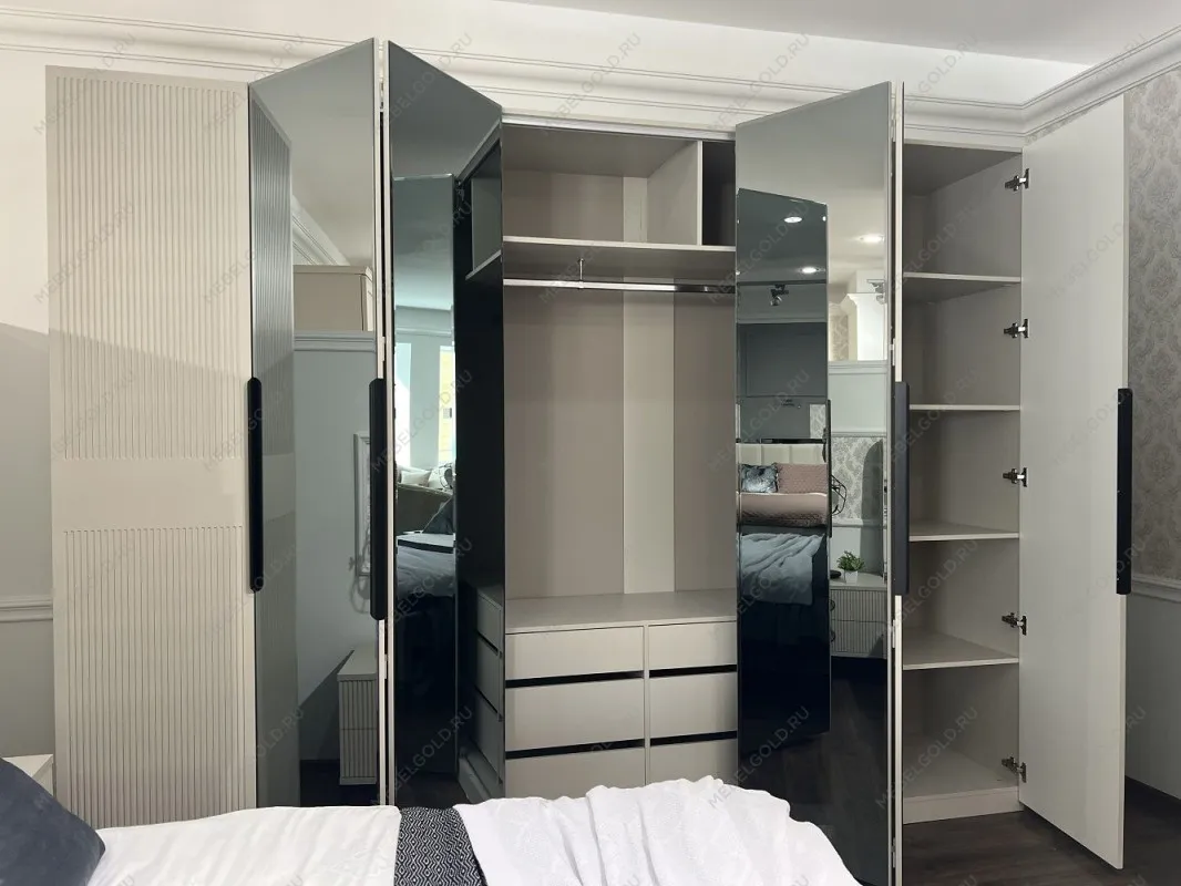 Спальня Стелла 6-дверная светло серый камень | изображение 14