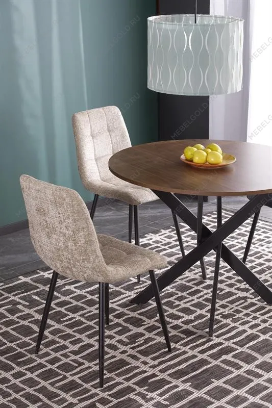 Стол обеденный Halmar EDGAR (орех/черный) | изображение 10