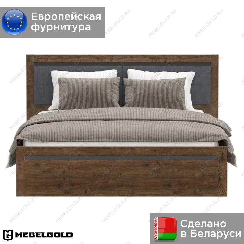 Кровать Када LOZ160х200 с подъемным механизмом, c мягким элементом | изображение 1