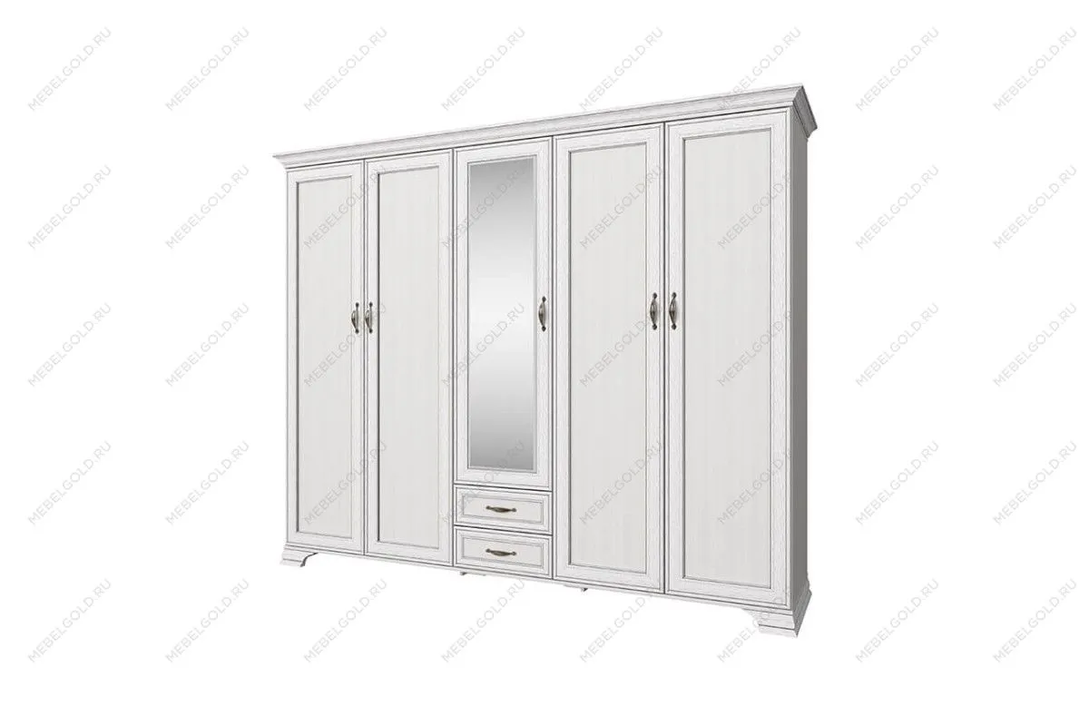 Шкаф Тиффани 5DG2S Z вудлайн кремовый