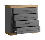 Комод Марсель KOM4S дымчатый алмаз | изображение 2