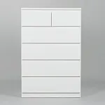 МАЛЬТА комод ИКЕА / IKEA 4+2 ящика 80х121 белый | изображение 2