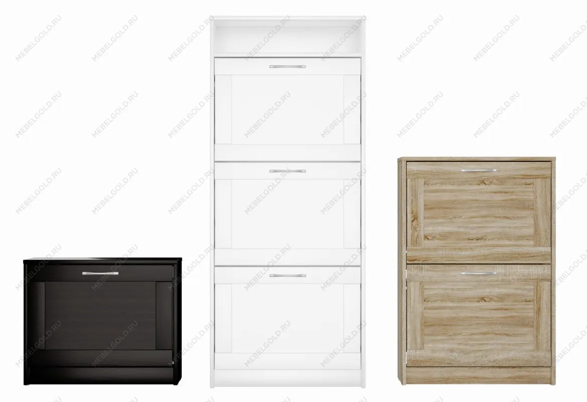 Обувница Сириус с 1 откидным ящиком, 60 х 25 х 49 см, ЛДСП, дуб сонома | изображение 8