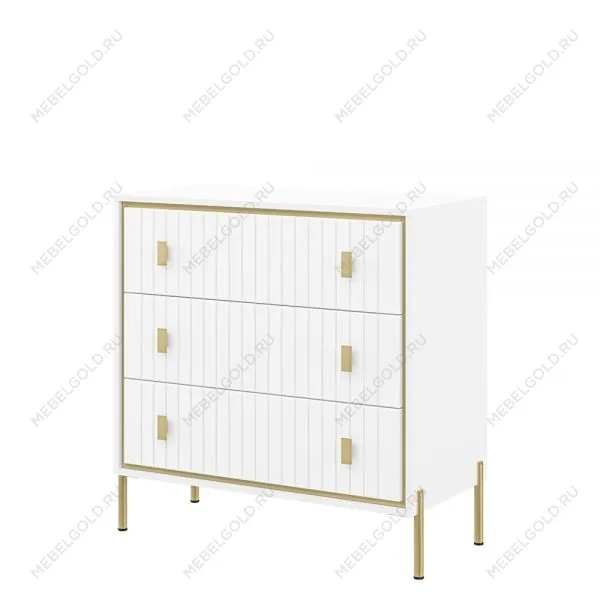 Комод Люксор MH-042-12 белый глянец