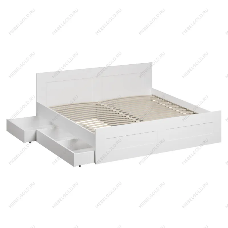 Ящик выкатной для кроватей СИРИУС, 138х60х20 см, белый | изображение 12