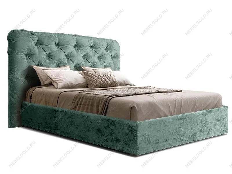 Кровать Bogemia 1,4 м, с подъемным механизмом (Изумрудная волна) Sweet Dreams БМКР140-1[3]