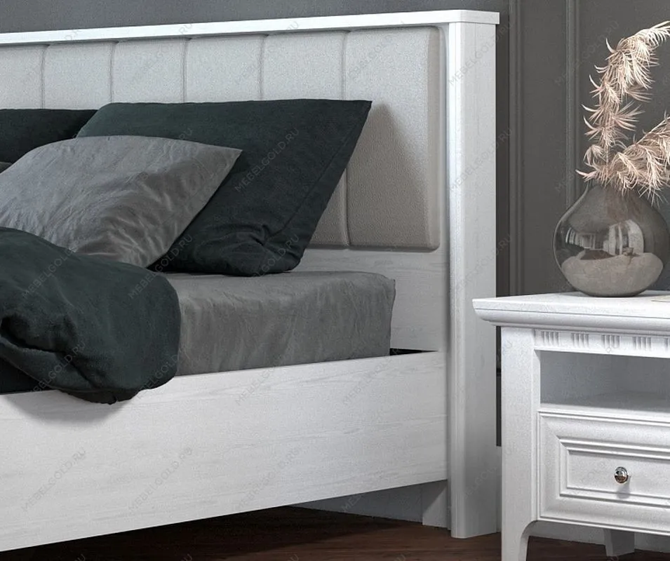 Мягкая вставка изголовья кровати 1400, Клер (1464*434*60) Бежевый, 916814 | изображение 1