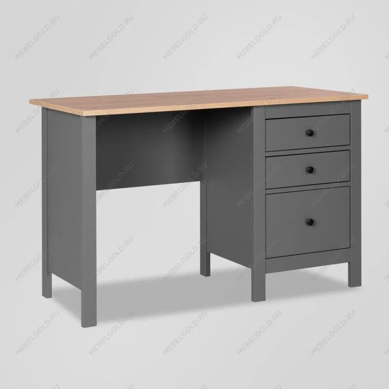 САГА стол письменный 120х56 серый/ясень