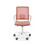 Кресло компьютерное Halmar FRODO (светло-розовый) | изображение 7