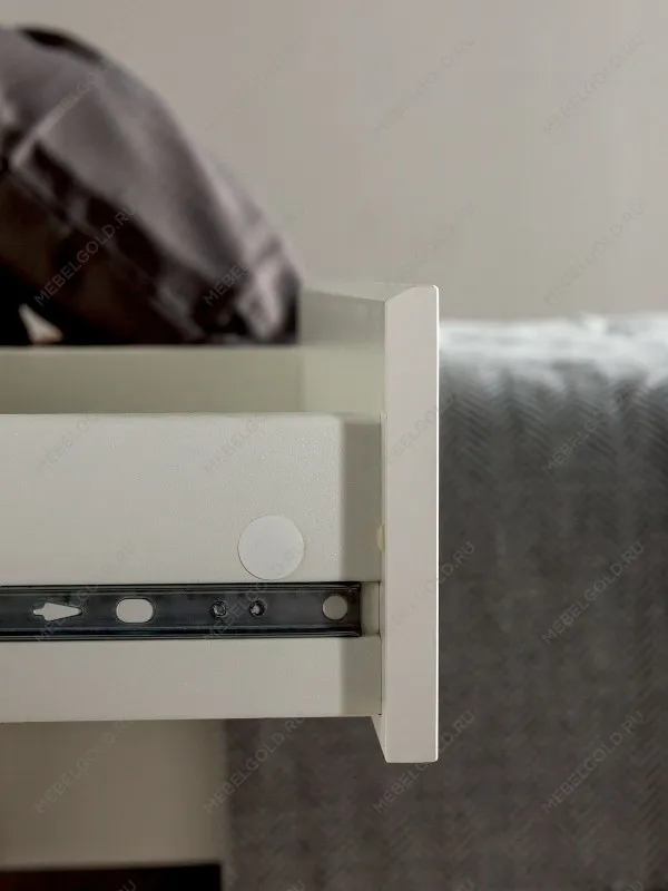 Комод Кастор, 3 ящика, 65х40х71 см, белый | изображение 8