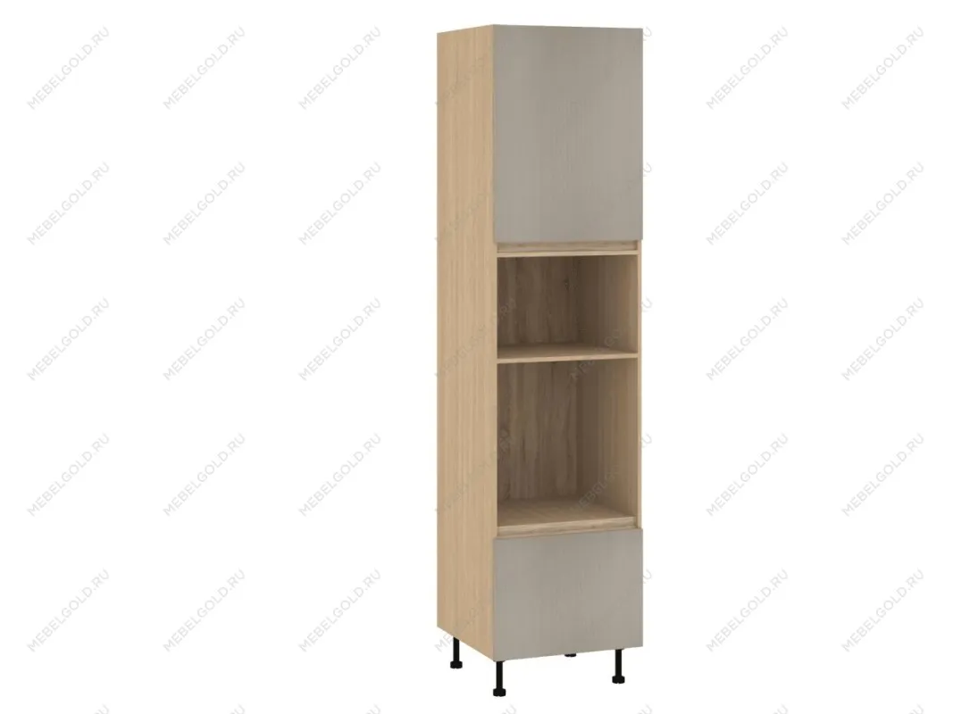 Пенал П-1В, Женева (600*586*2456) Дуб Палермо/Серый камень , 220991