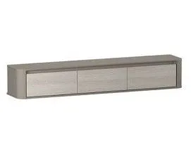 Тумба малая под ТВ, Лацио (1800*345*298) Серый камень, 30509