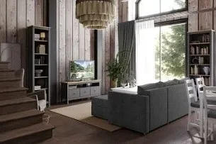 Мебель Сага (Серый/ясень)