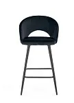 Стул барный Halmar H96 (черный/черный) | изображение 2