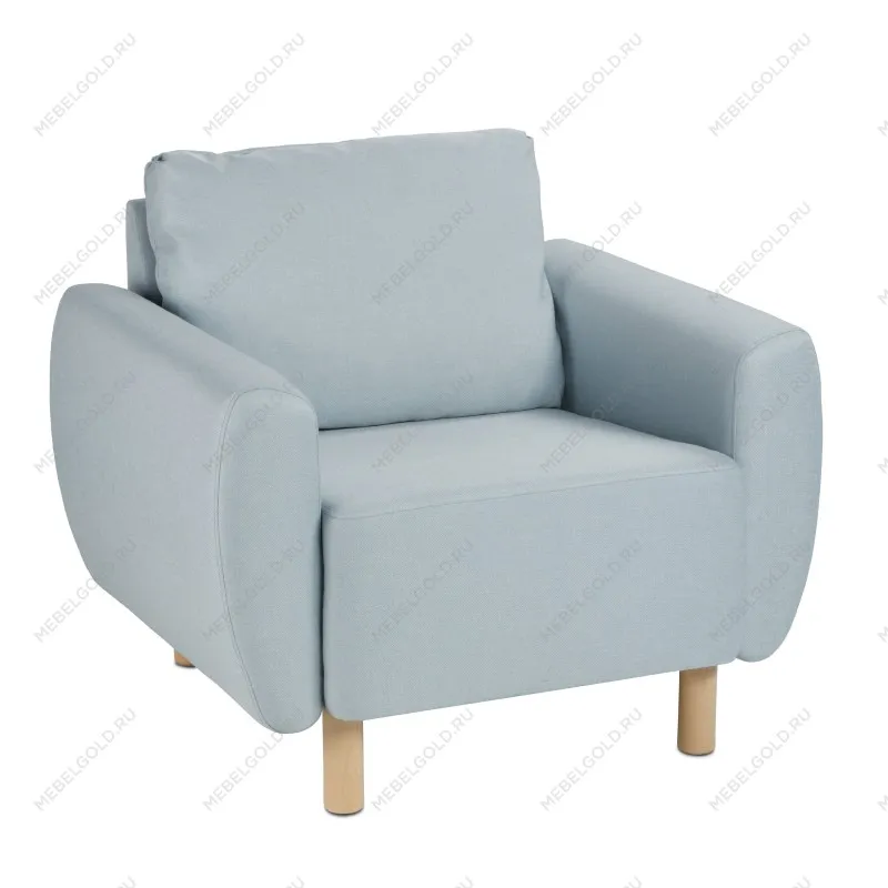Кресло для отдыха ТУЛИСИЯ, 90х86х70 см, пастельно-голубой | изображение 1