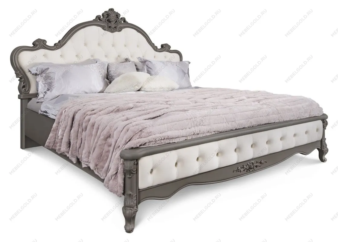 Ящик с подъемным механизмом Мишель Лайт 160x200 см серый | изображение 1