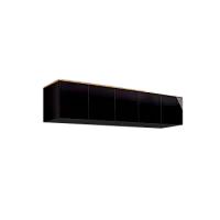 Антресоль для 5-х дверного шкафа Римини (Черный/золото) РМАН-1(5)