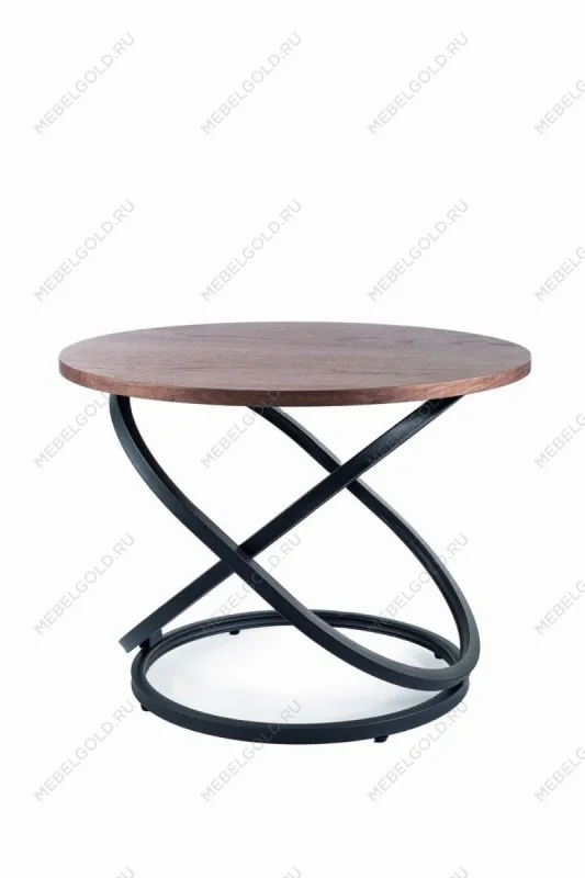 Стол журнальный Signal EOS D (орех/черный) | изображение 1