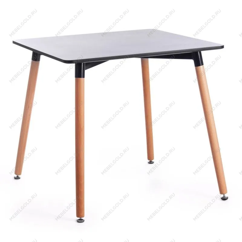 Стол JOHN (mod. T1003) Black (черный)/ Natural (натуральный)