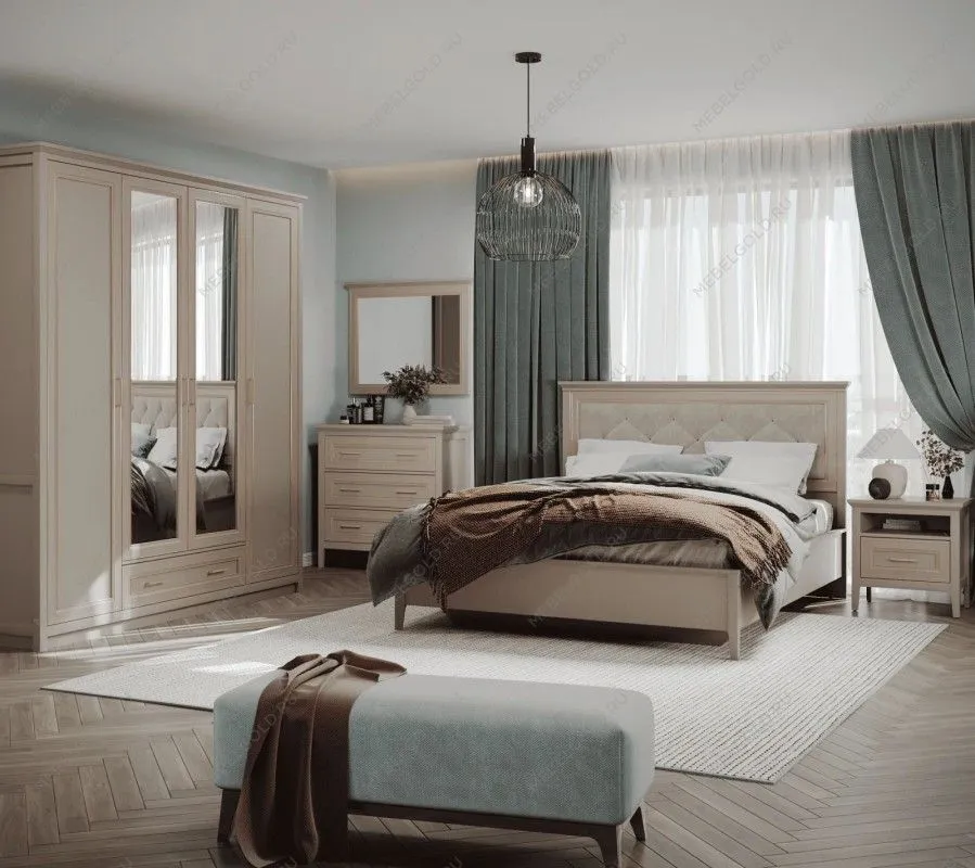 Кровать Классик LOZ160x200 с подъемным механизмом и мягким элементом | изображение 3