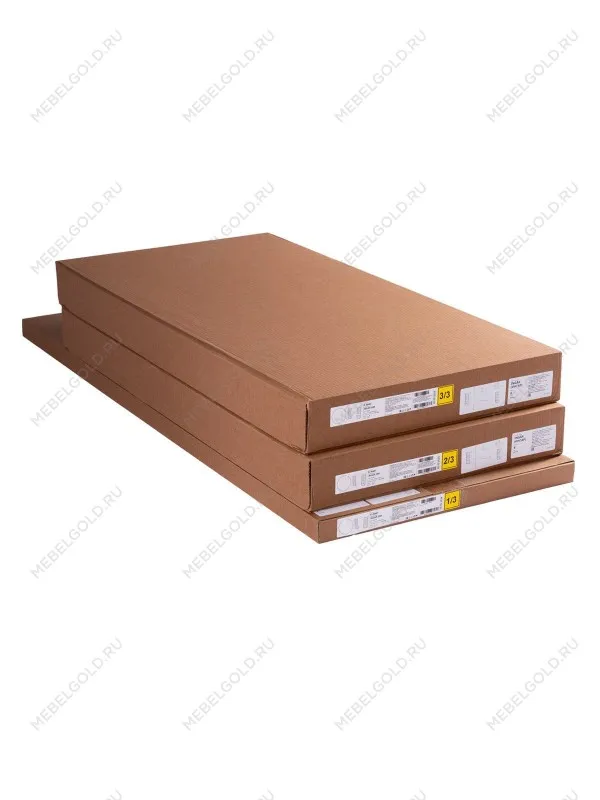 Стол письменный Ингар, 16 ящиков, 140х106х55 см, дуб беленый | изображение 15