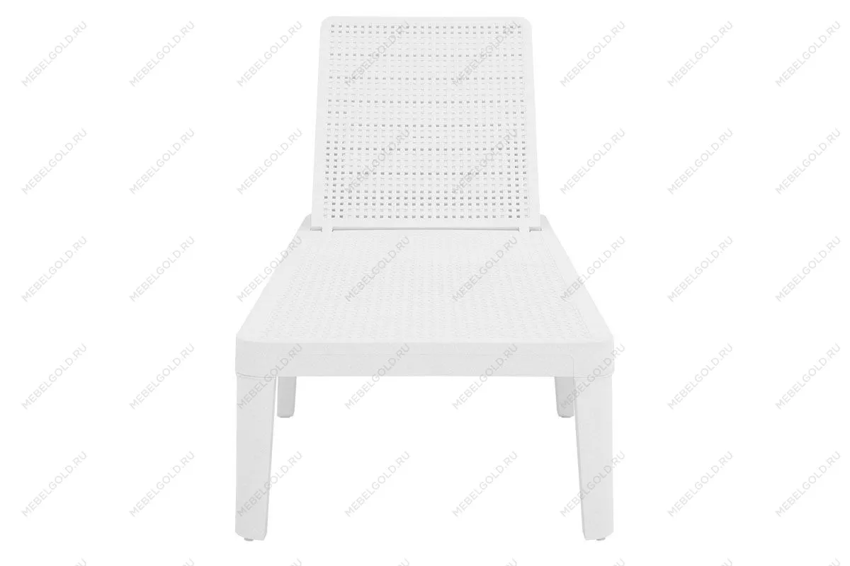 Шезлонг Tweet compact с матрасом, белый | изображение 2