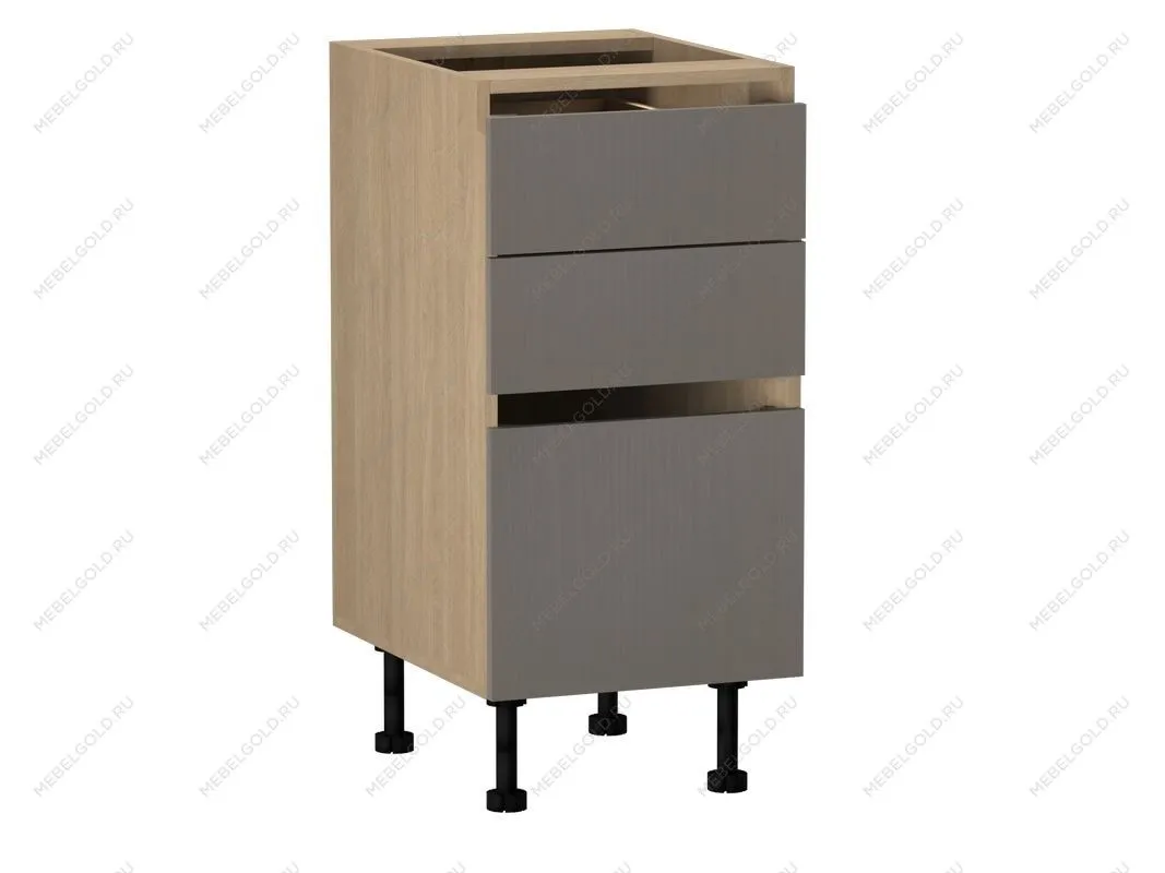Стол с ящиками СЯ-40, Женева (400*520*870) Дуб Палермо/Серый камень , 22019