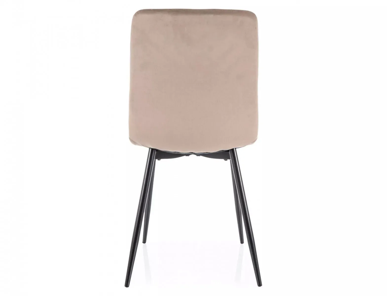 Стул кухонный Signal DAREN Velvet Bluvel 40 (темно-бежевый/черный) | изображение 4
