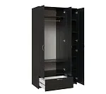 БРИМНЭС / СИРИУС Шкаф трёхдверный ИКЕА / IKEA с одним выдвижным ящиком и зеркалом, Дуб Венге | изображение 2