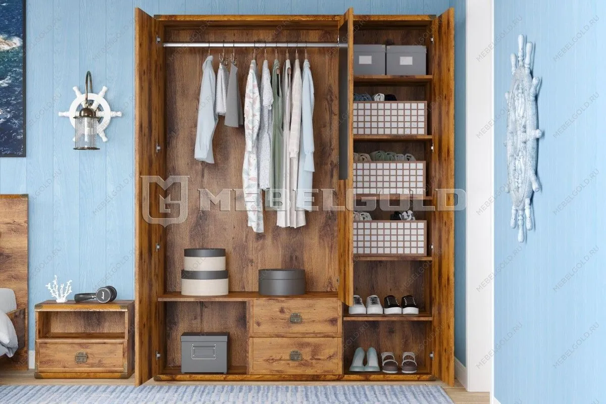 Шкаф Индиана JSZF3D2S дуб саттер | изображение 3