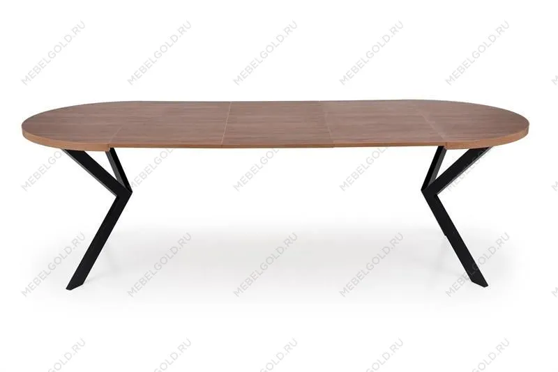 Стол обеденный Halmar PERONI раскладной (орех/черный) | изображение 4