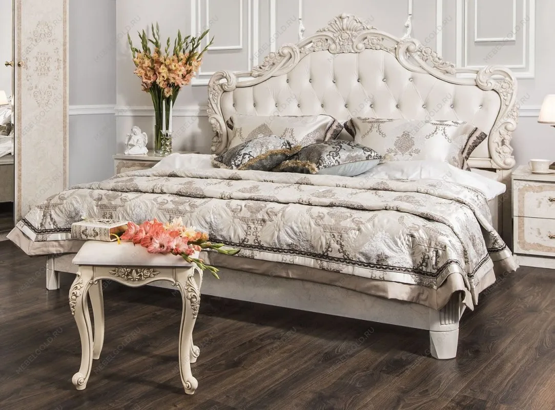 Кровать Патрисия 180х200 см крем корень глянец | изображение 2