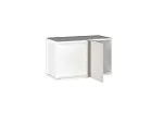 Шкаф АГУ-60 (360) правый, Виста (600*334*360) Экокожа Белый, 26309 | изображение 1