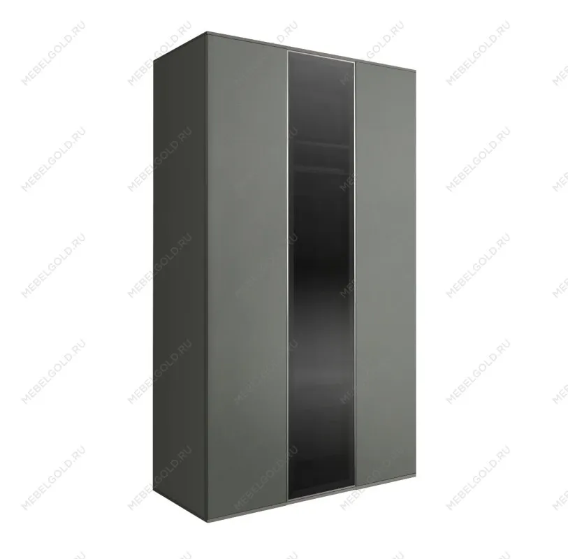 Шкаф 3-х дверный Bogemia Air (Серый/Серебро) БМШ2/3(1)