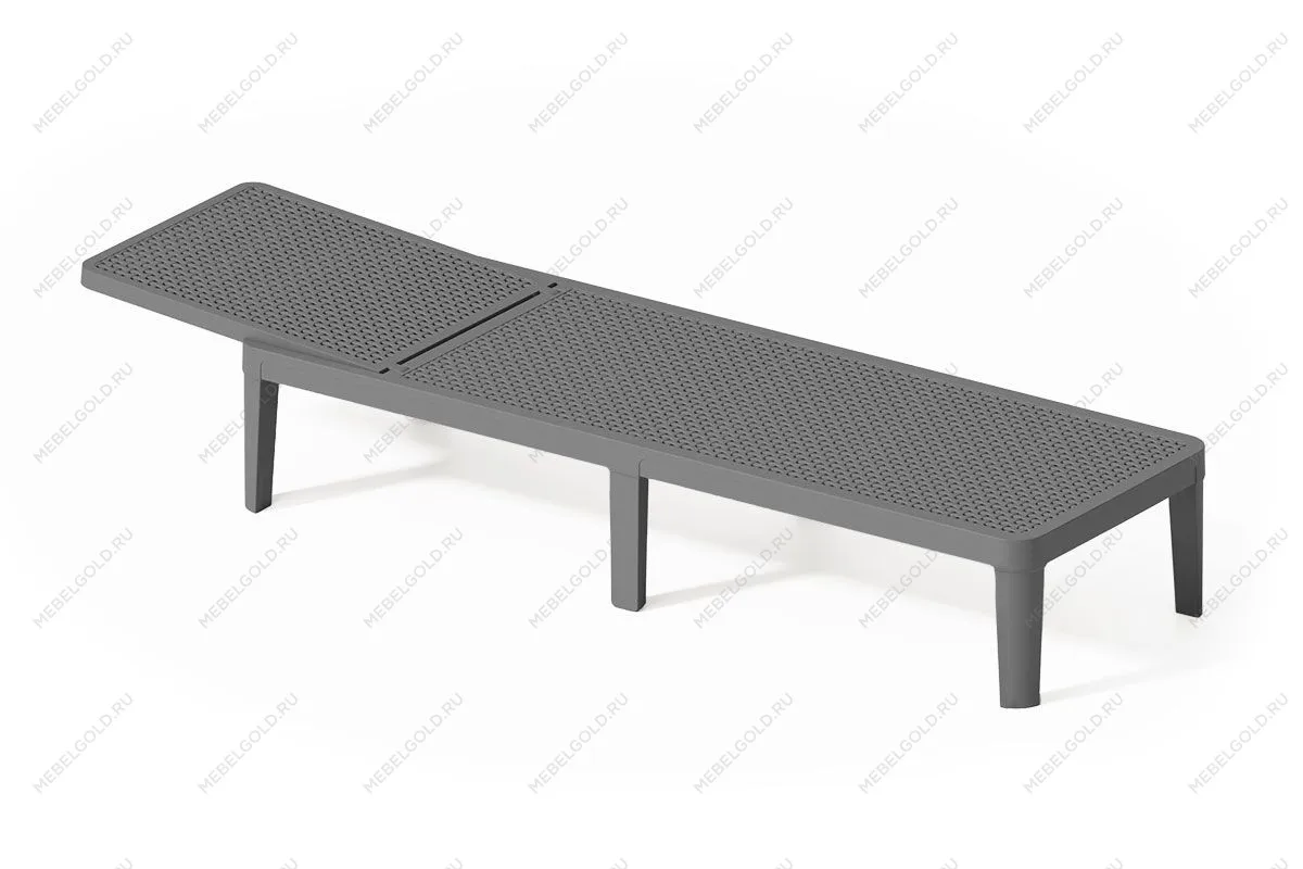 Шезлонг Tweet compact с матрасом, серый | изображение 6