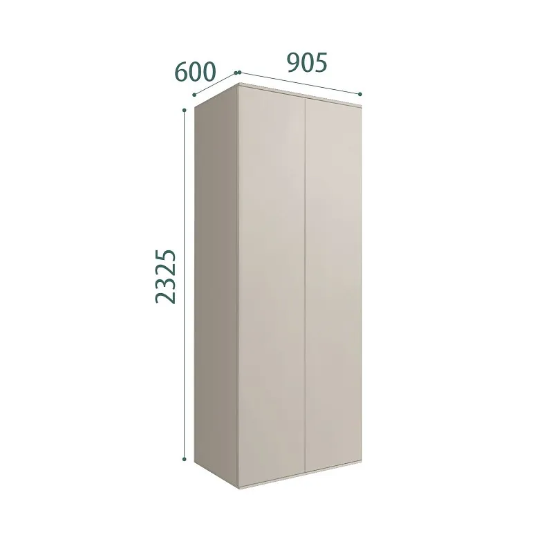 Шкаф 2-х дверный Bogemia Air (Шелк) БМШ2/2(0)