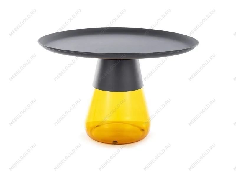 Стол журнальный Signal TIFFANY B (черный/оранжевый)