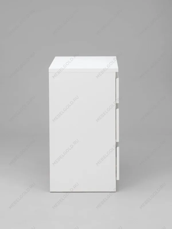 Комод Кастор, 3 ящика, 65х40х71 см, белый | изображение 12