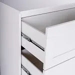 Комод Сириус, 3 ящика, 78х41х94 см, белый | изображение 4